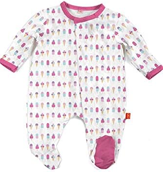 מגנטי Me Footie Pajamas בגדי שינה לתינוק מודאלי רך עם אטב מגנטי מהיר | בנים ובנות ישנים לפני -24 חודשים